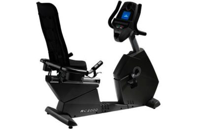 UNO Fitness Programmable Recumbent Ergometer Exercise Bike.